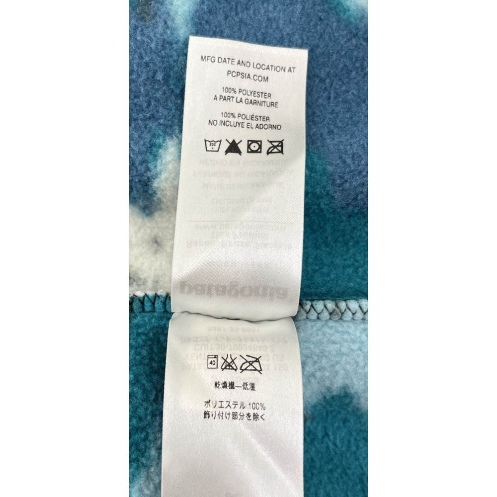 Patagonia Synchilla Women's Size M Snap-T Pullover Jacket Trout Tales Elwha Blue - Picture 7 of 12